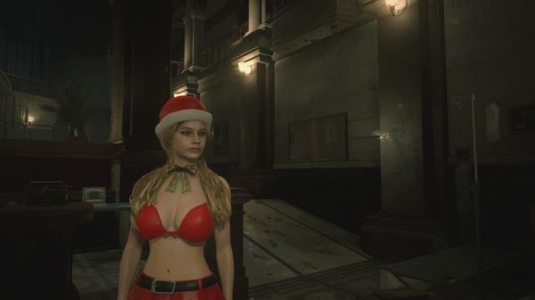  Моддер переодел Клэр из Resident Evil 2 в сексуальный новогодний наряд — видео 