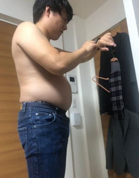 Невероятное похудение парня из Японии (4 фото + видео)